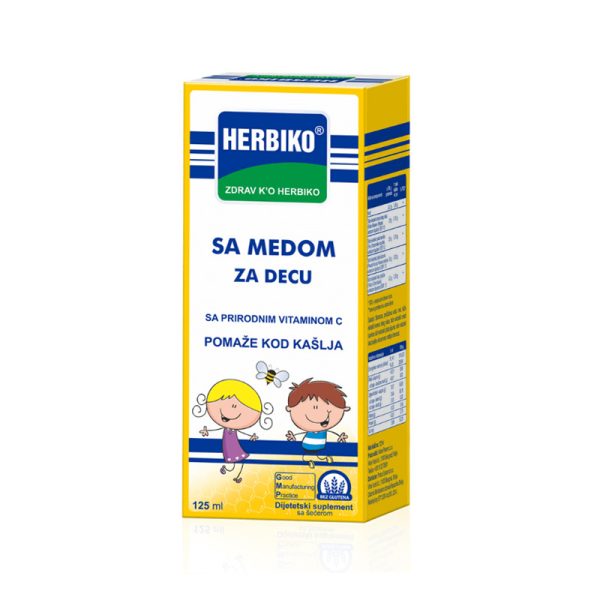 Abela Pharm SIRUP HERBIKO SA MEDOM ZA DECU 125ML