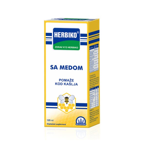Abela Pharm SIRUP HERBIKO SA MEDOM ZA ODRASLE 125ML