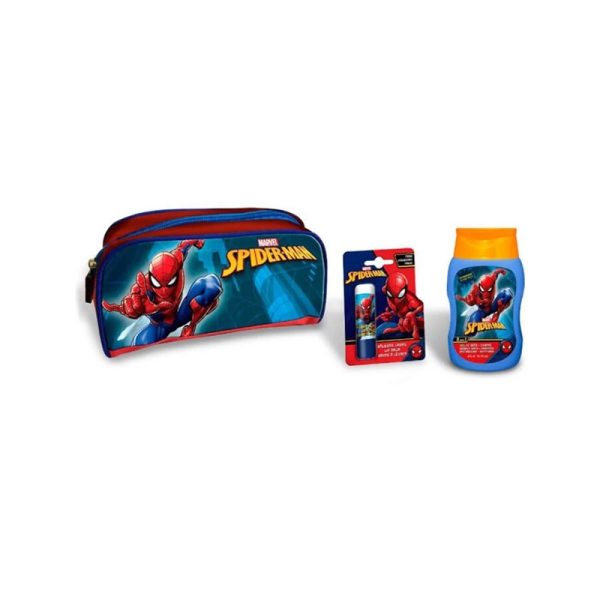 Lorenay SPIDERMAN SET NESESER GEL ZA TUŠIRANJE+BALZAM ZA USNE