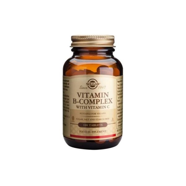 Solgar Vitamin B Kompleks + C, 100 tableta