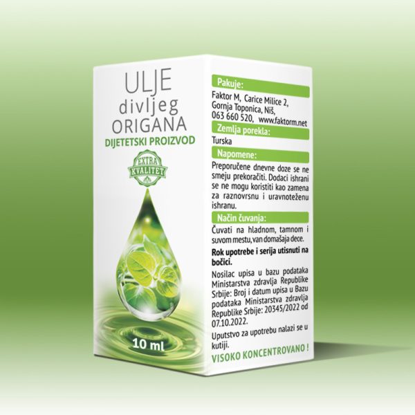 Faktor ULJE DIVLJEG ORIGANA 10ML