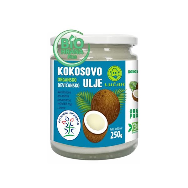 Lucar ULJE KOKOSOVO HLADNO CEĐENO ORGANSKO 250G