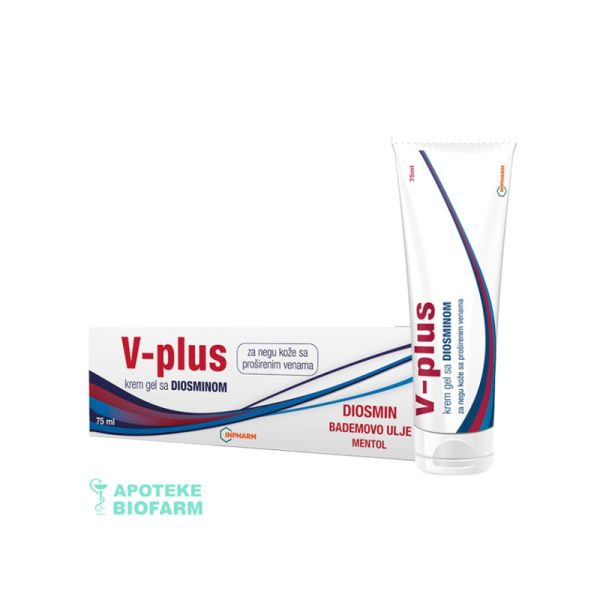 Inpharm V-PLUS KREMA DIOSMIN 75ML