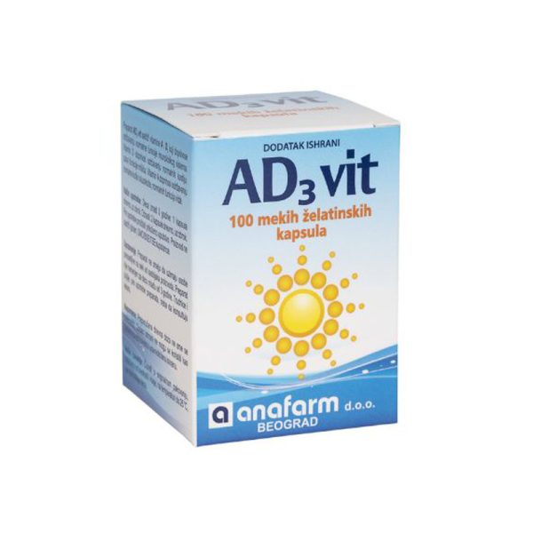 Anafarm VITAMIN AD MEKE KAPSULE A/100