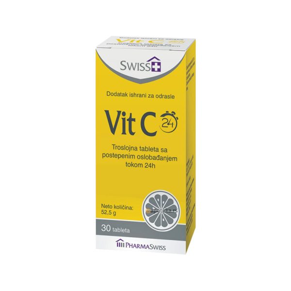 Swiss+ VITAMIN C 24 1000MG A/30