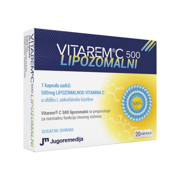 Jugoremedija VITAMIN C 500 LIPOZOMALNI A/20