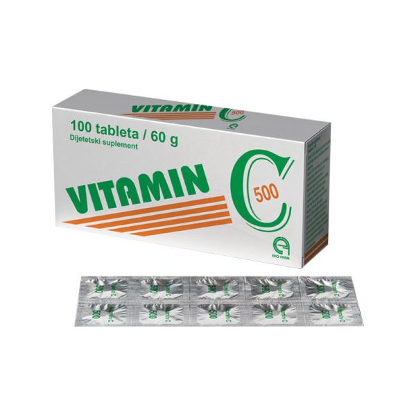 Ekofarm VITAMIN C 500MG TABLETE A/10