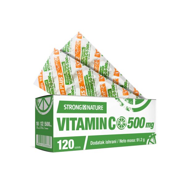 Strong Nature VITAMIN C 500MG TABLETE A/12