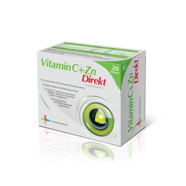Pharmanova VITAMIN C DIREKT+ZN A/20