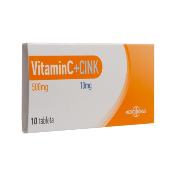 Medicodomus VITAMIN C+CINK TABLETA A/10