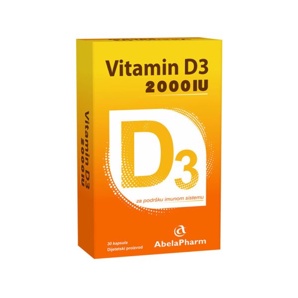 Abela Pharm VITAMIN D3 2000IJ