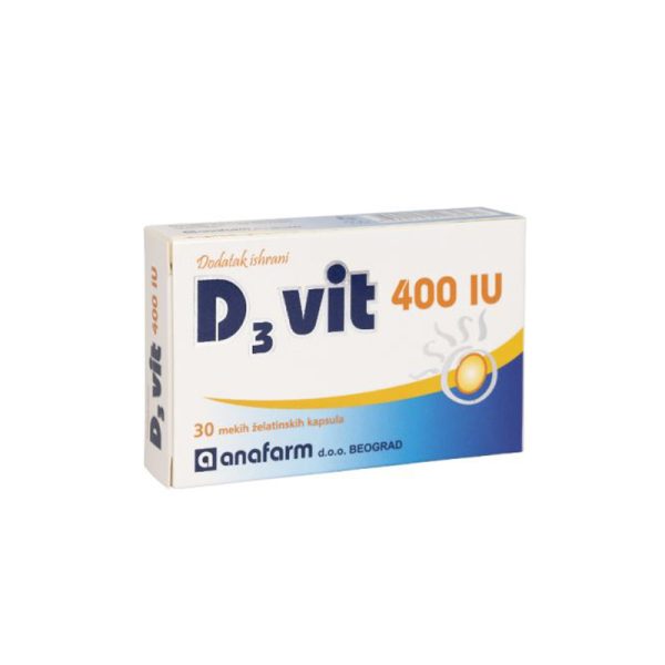 Anafarm VITAMIN D3 SOFT KAPSULE A/30